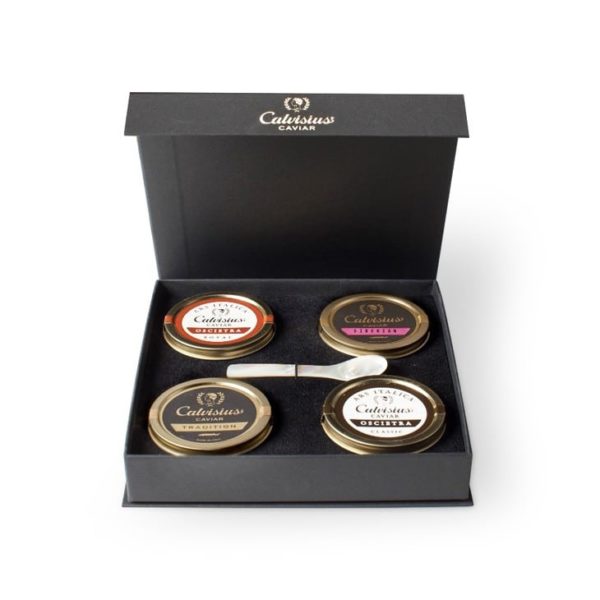 coffret cadeau 4 caviars entreprise noel anniversaire