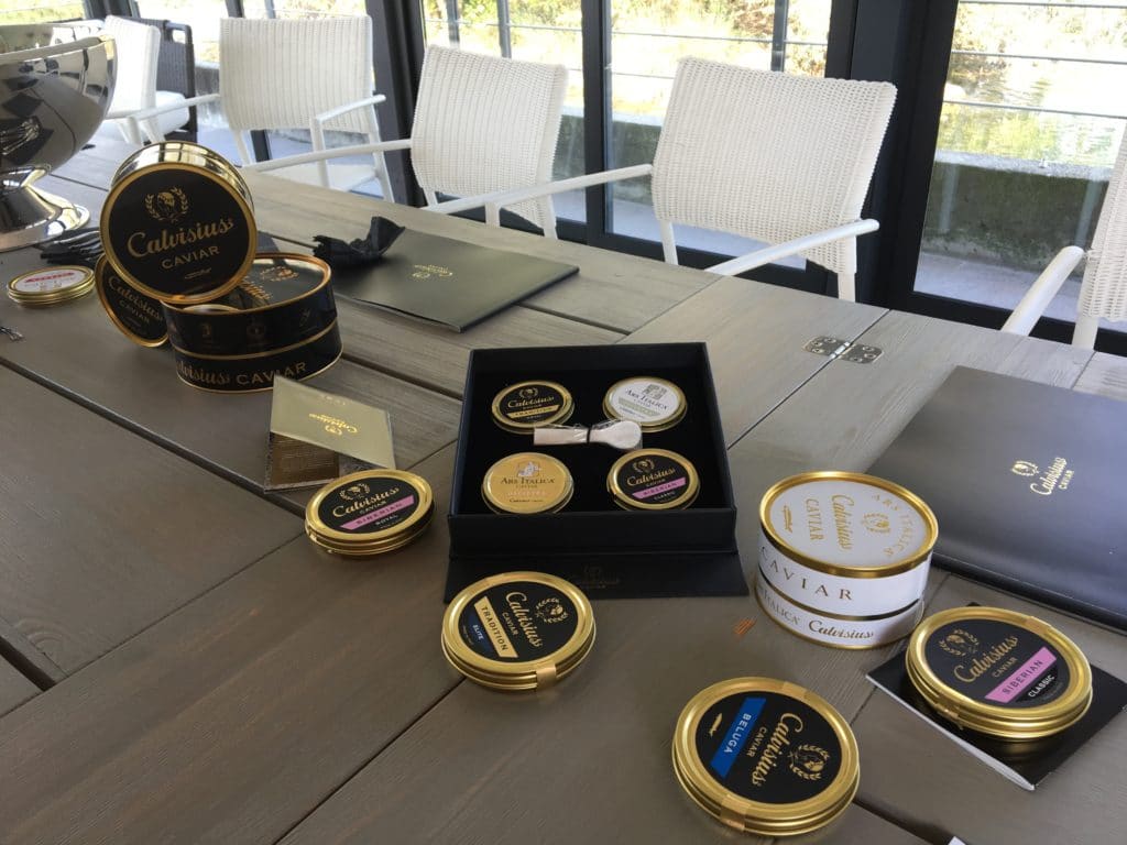 distrilux calvisano calvisius, voyage découverte du caviar