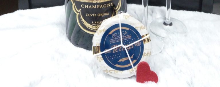 caviar champagne offre saint valentin, beluga ira, champagne tsarine