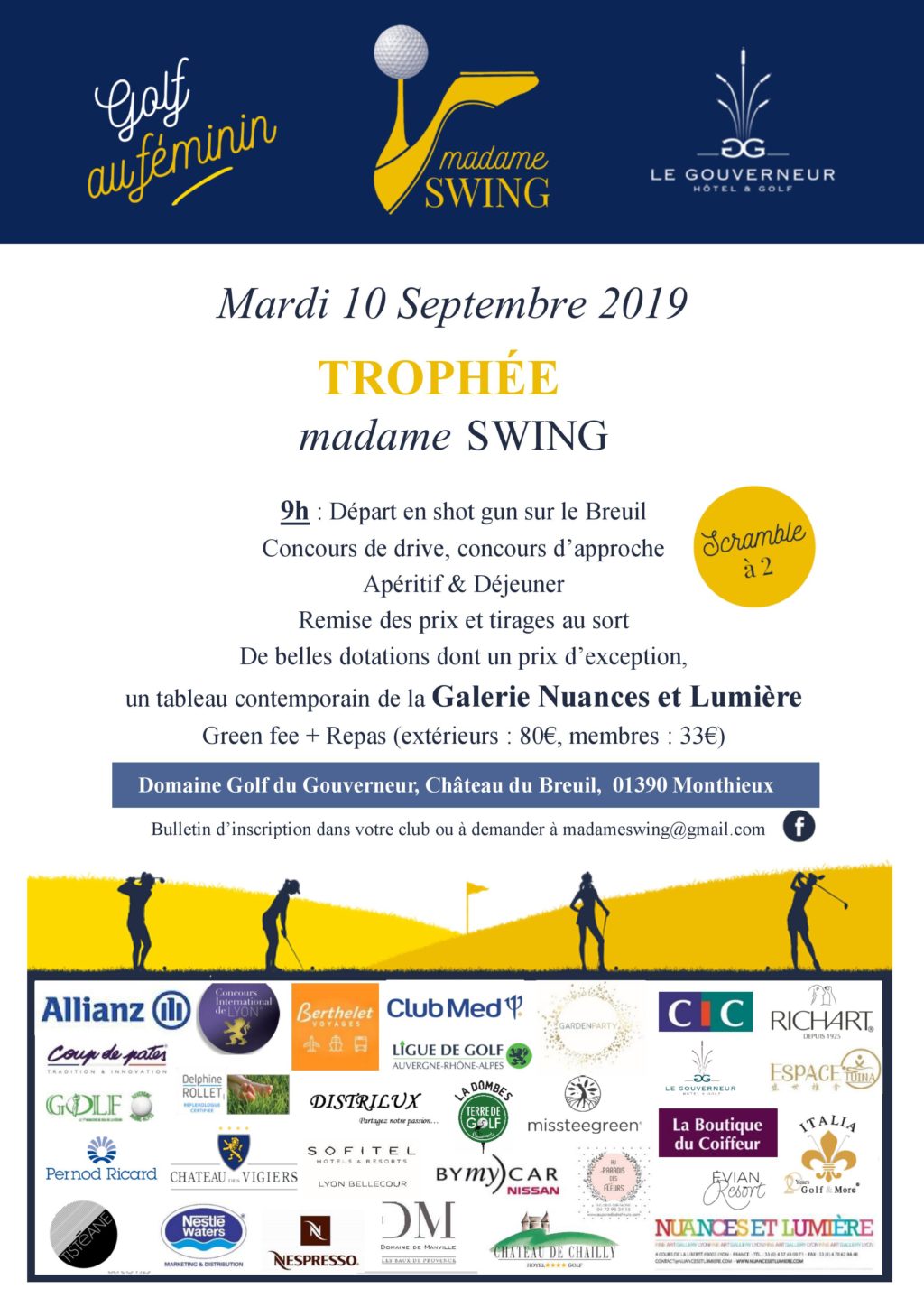 trophée madame swing 10 septembre 2019