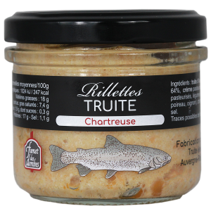 rillettes de truite à la chartreuse ou au comté