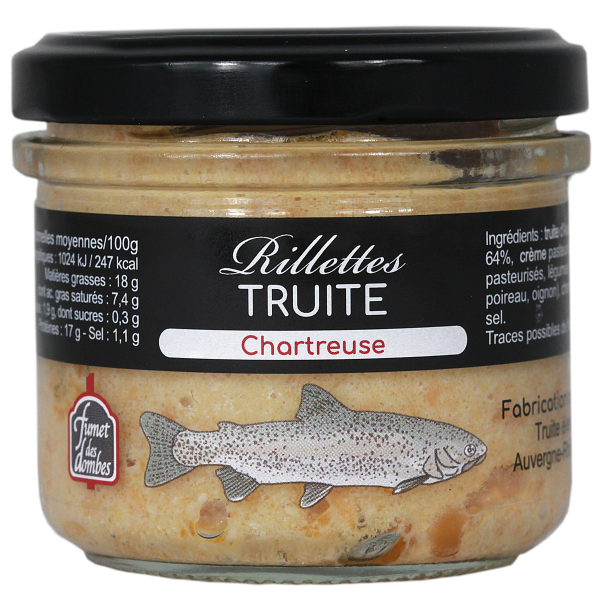 rillettes de truite à la chartreuse ou au comté