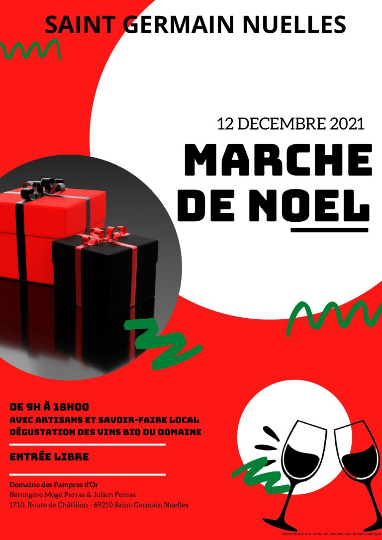 Marché de Noël du 12 décembre 2021 au domaine Perras