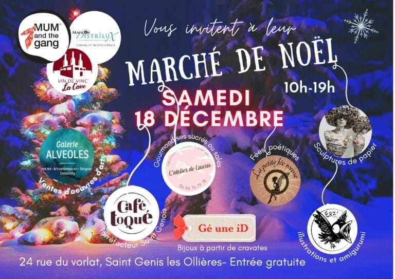 Marché de Nöel 18 décembre 2021 à Saint-genis-les-ollières