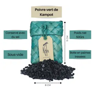 Poivre vert de Kampot IGP - 50g